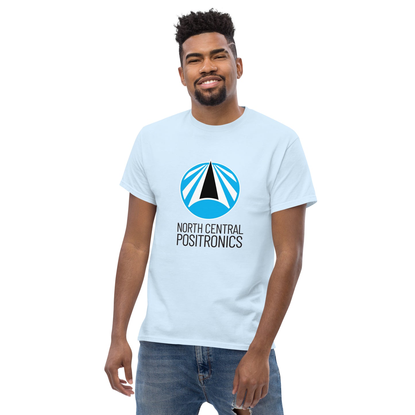 North Central Positronics T-Shirt, Black Logo, Classic Fit