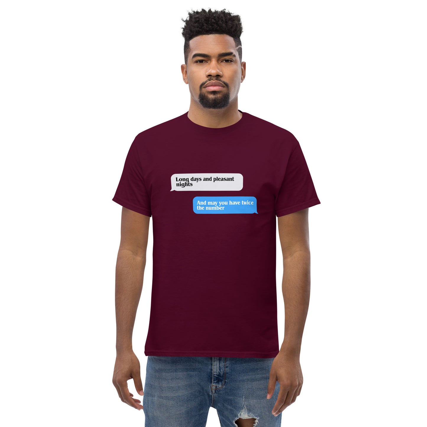 Long Days, Pleasant Nights T-Shirt, Classic Fit