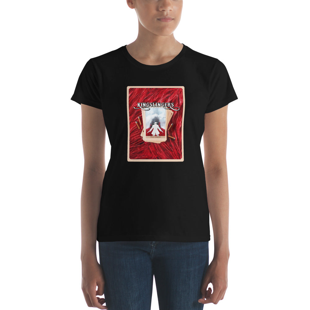 Kingslingers Tarot Card T-Shirt, Women's Fit