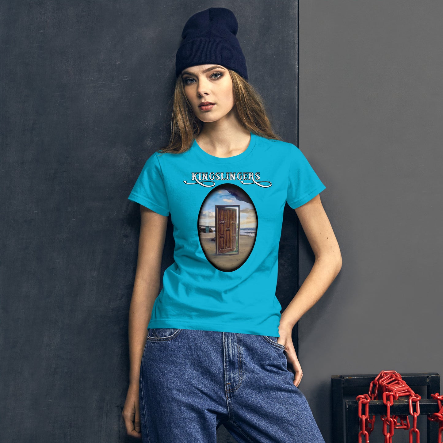 Kingslingers Found Doors T-Shirt, Women's Fit