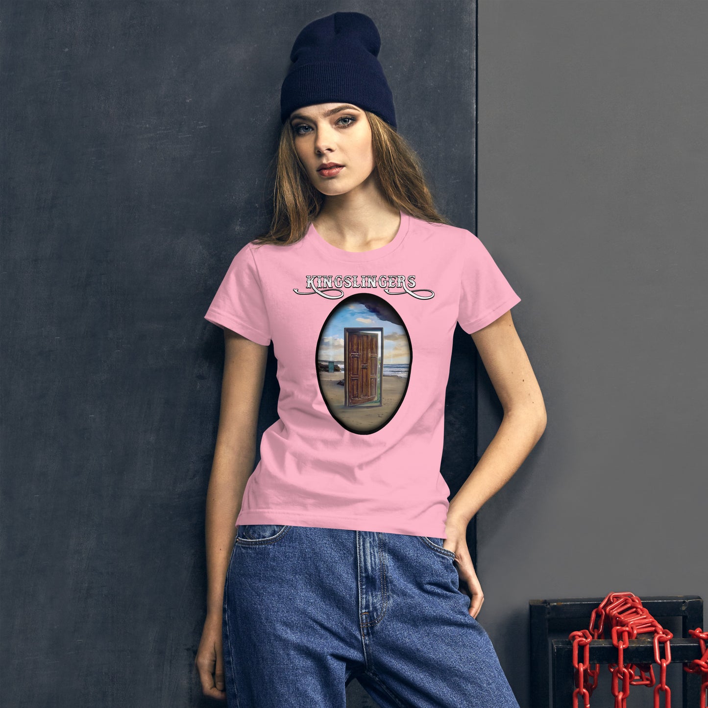 Kingslingers Found Doors T-Shirt, Women's Fit
