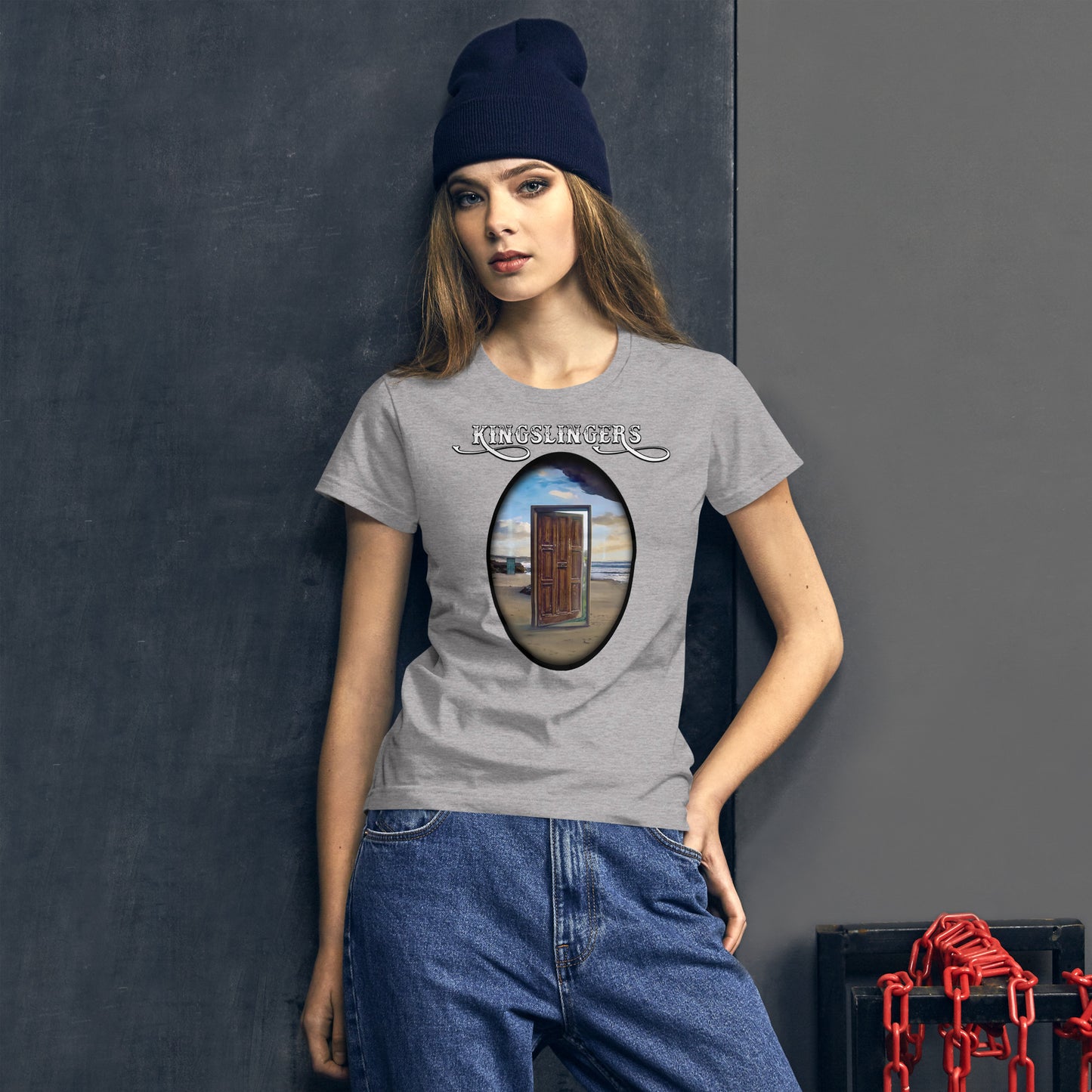 Kingslingers Found Doors T-Shirt, Women's Fit