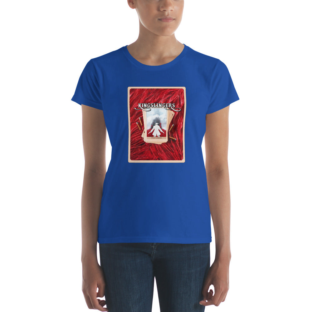 Kingslingers Tarot Card T-Shirt, Women's Fit