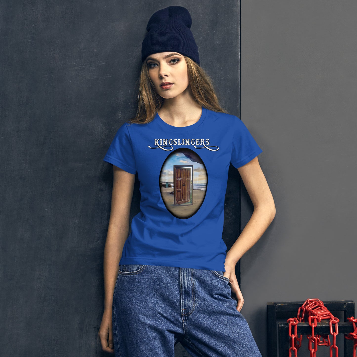 Kingslingers Found Doors T-Shirt, Women's Fit