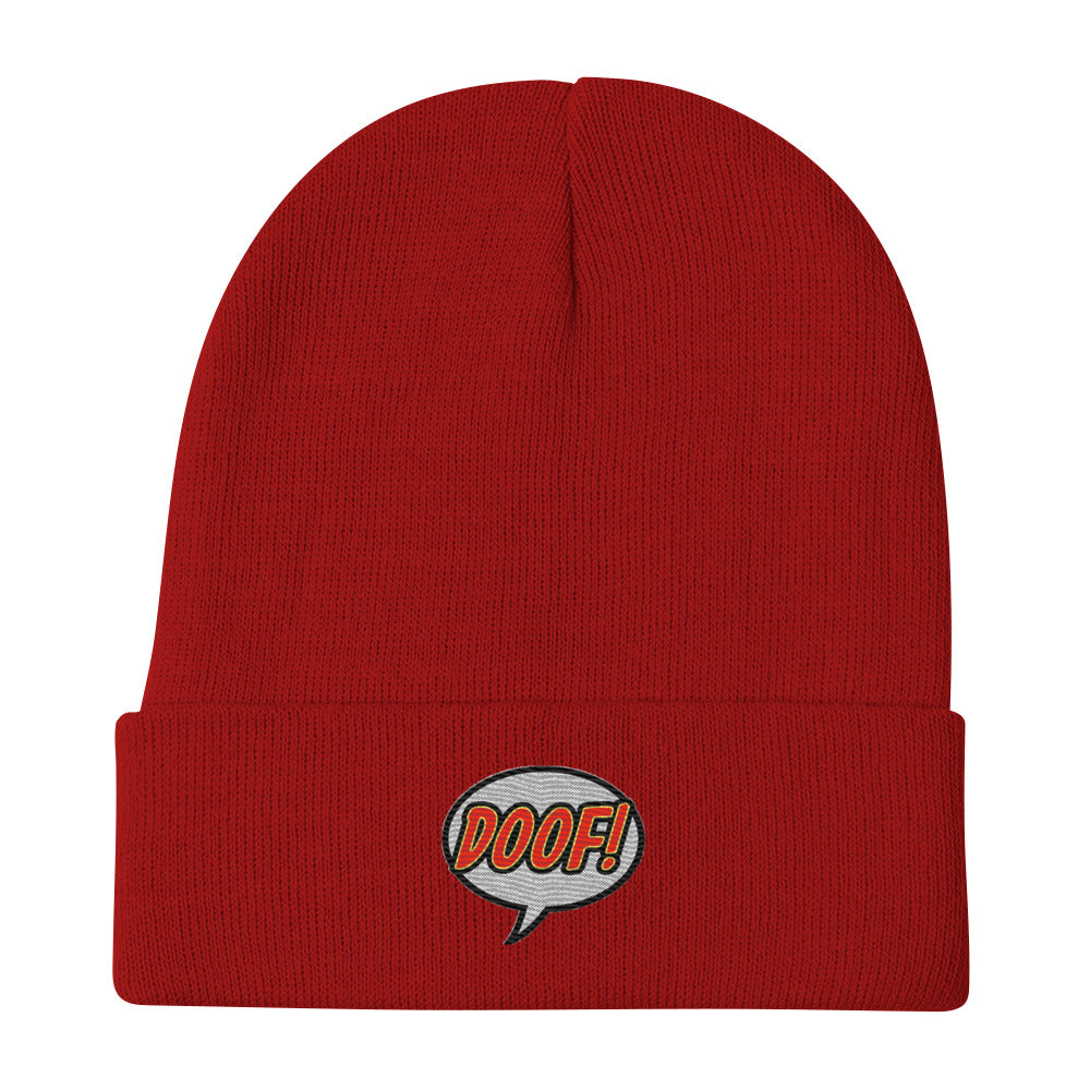 Doof! Media Embroidered Beanie