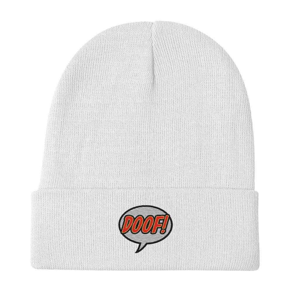 Doof! Media Embroidered Beanie