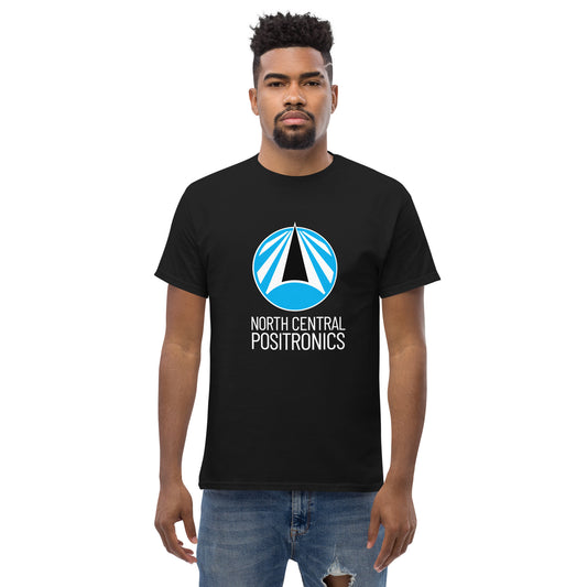 North Central Positronics T-Shirt, White Logo, Classic Fit