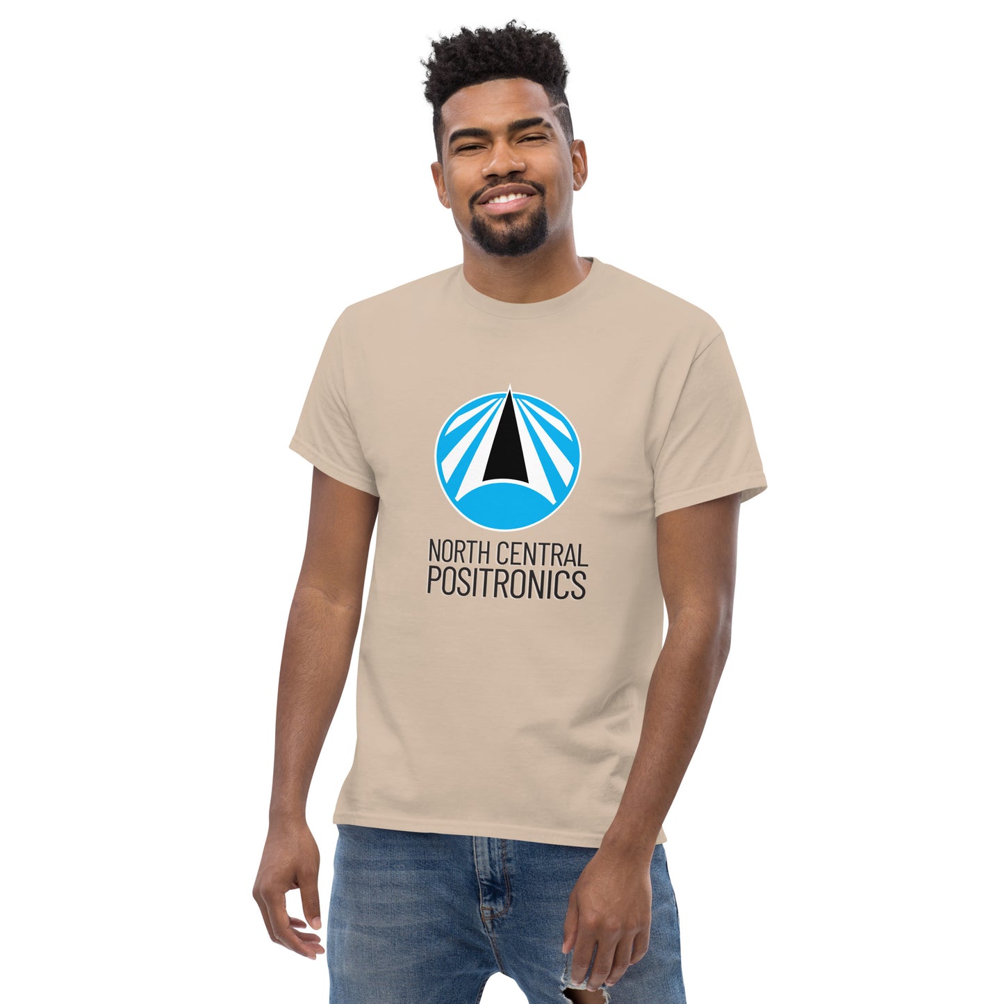 North Central Positronics T-Shirt, Black Logo, Classic Fit