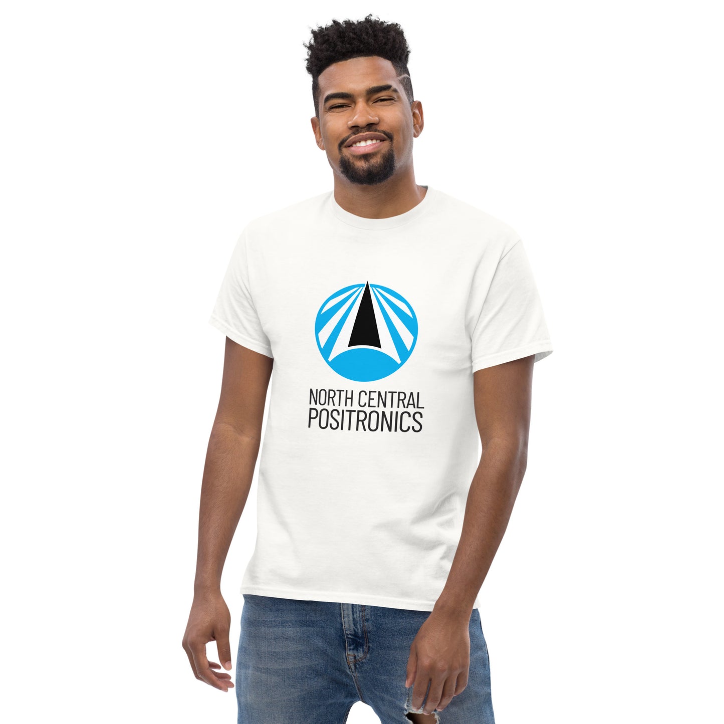 North Central Positronics T-Shirt, Black Logo, Classic Fit