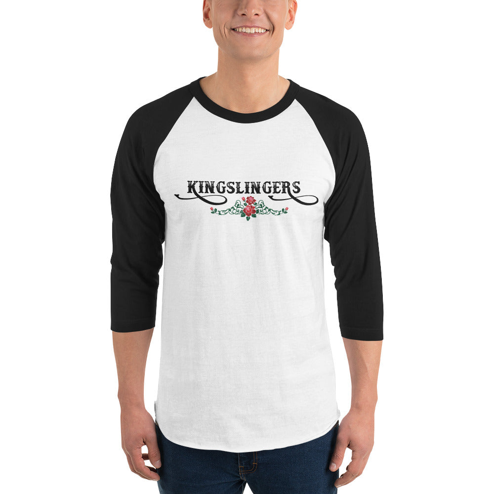 Kingslingers Unisex 3/4 Raglan Sleeve Shirt