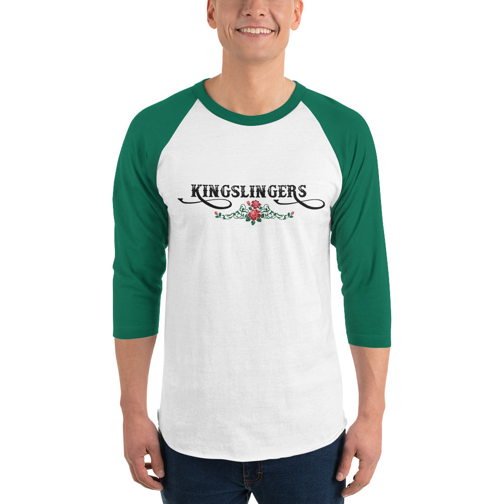 Kingslingers Unisex 3/4 Raglan Sleeve Shirt