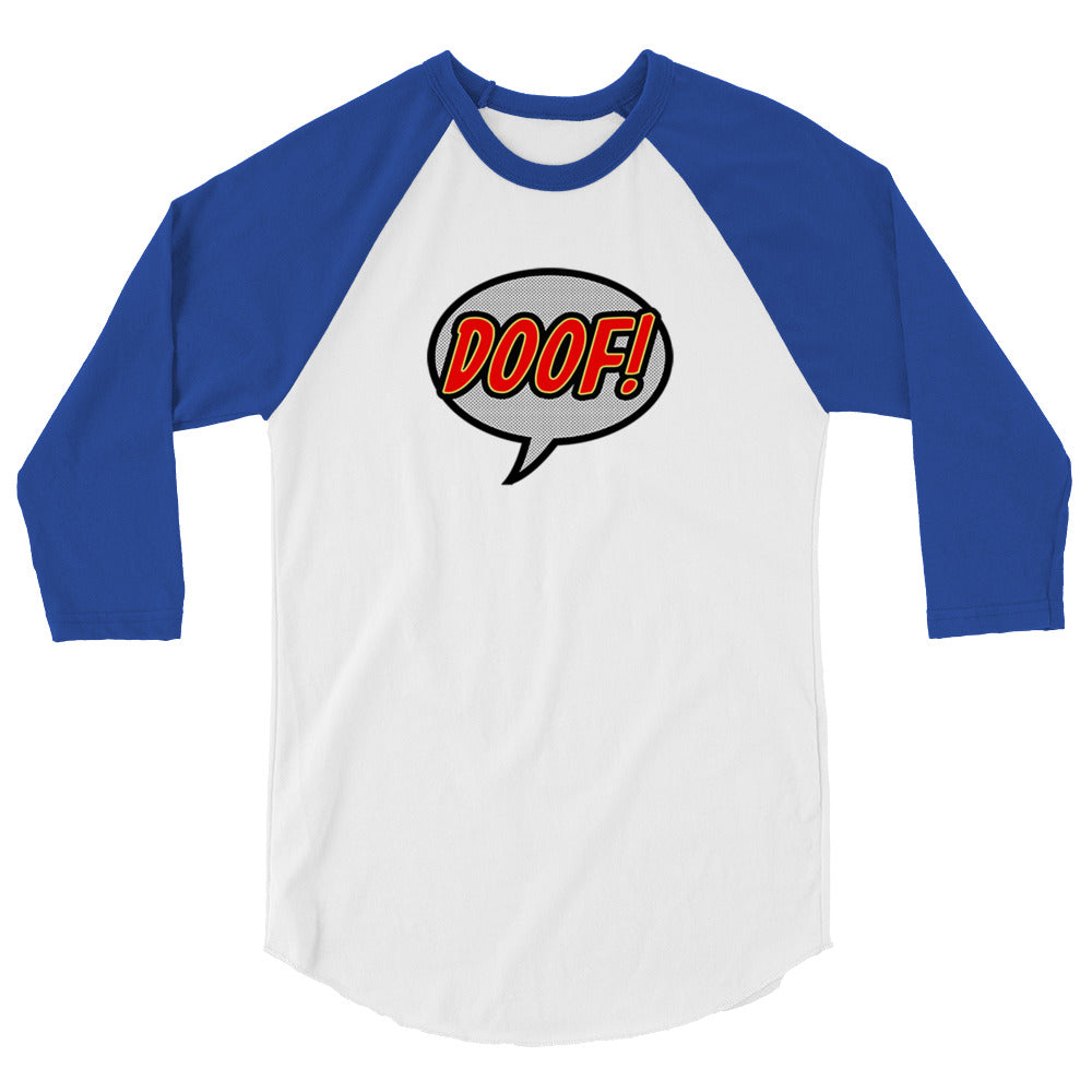 Doof Unisex 3/4 Sleeve Raglan Shirt