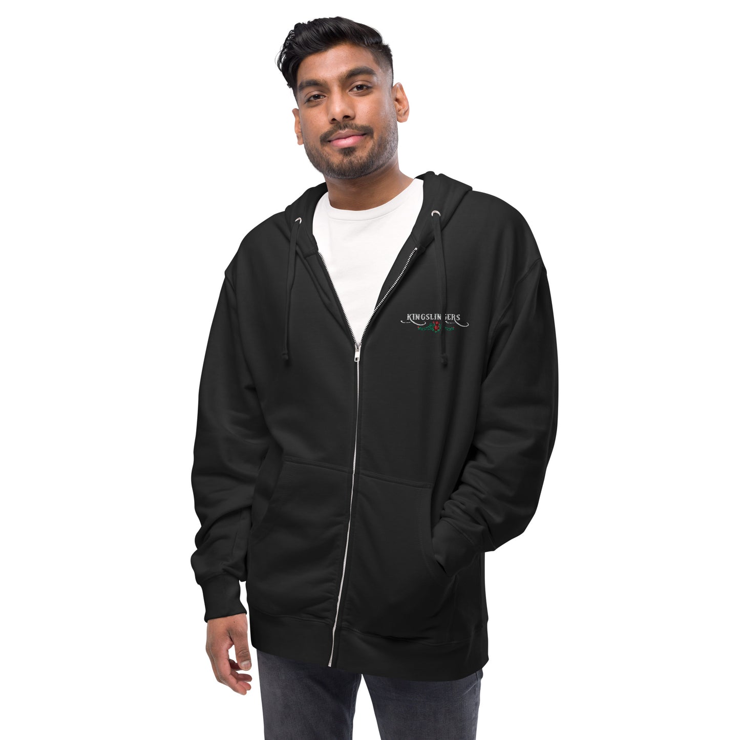 Kingslingers Embroidered Zip-Up Hoodie