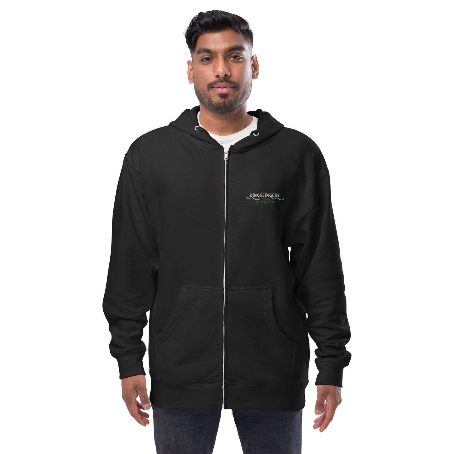 Kingslingers Embroidered Zip-Up Hoodie