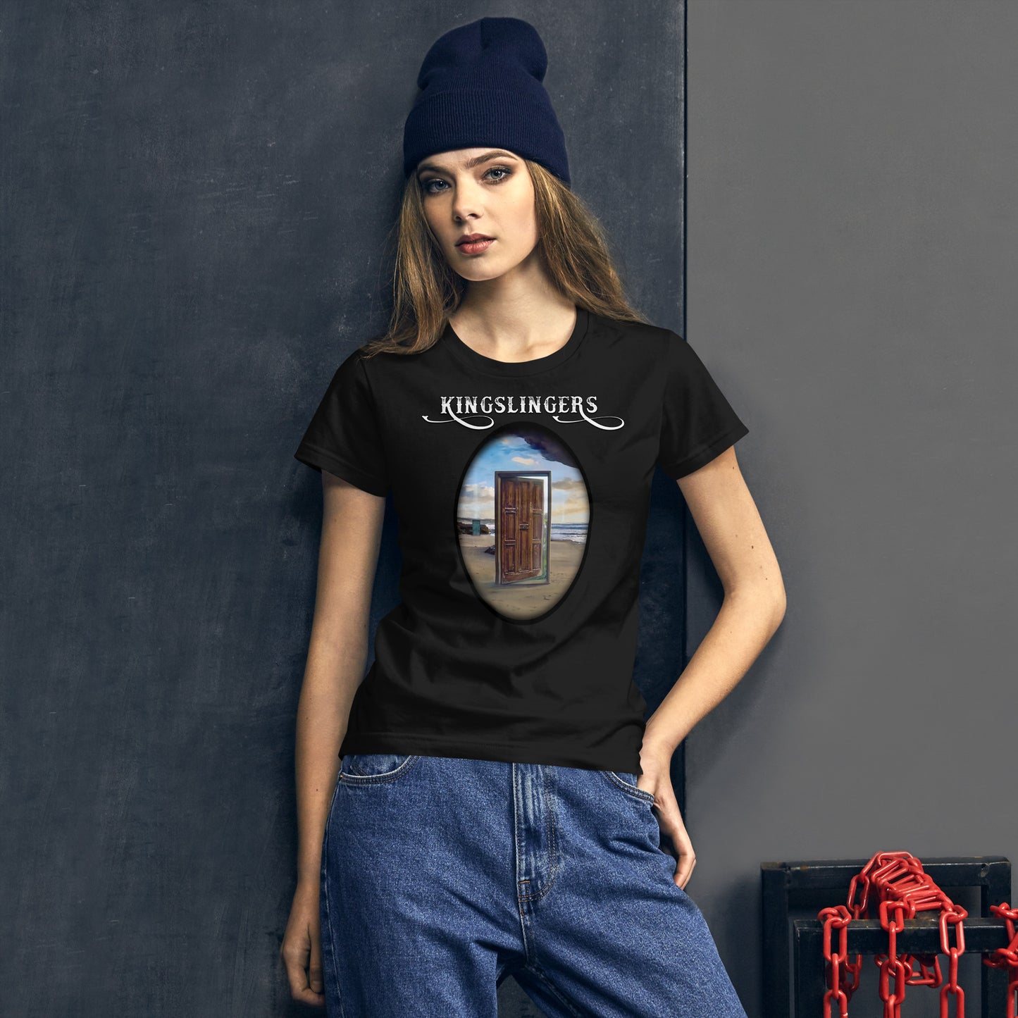 Kingslingers Found Doors T-Shirt, Women's Fit